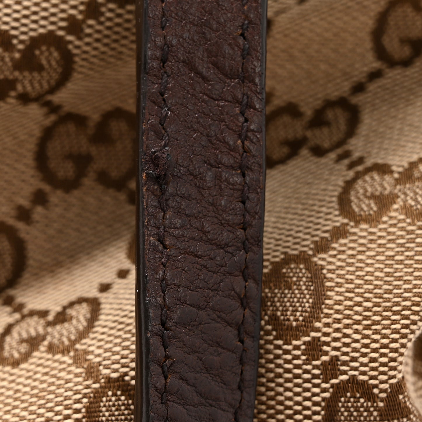 Monogram Medium Top Handle Bag Brown