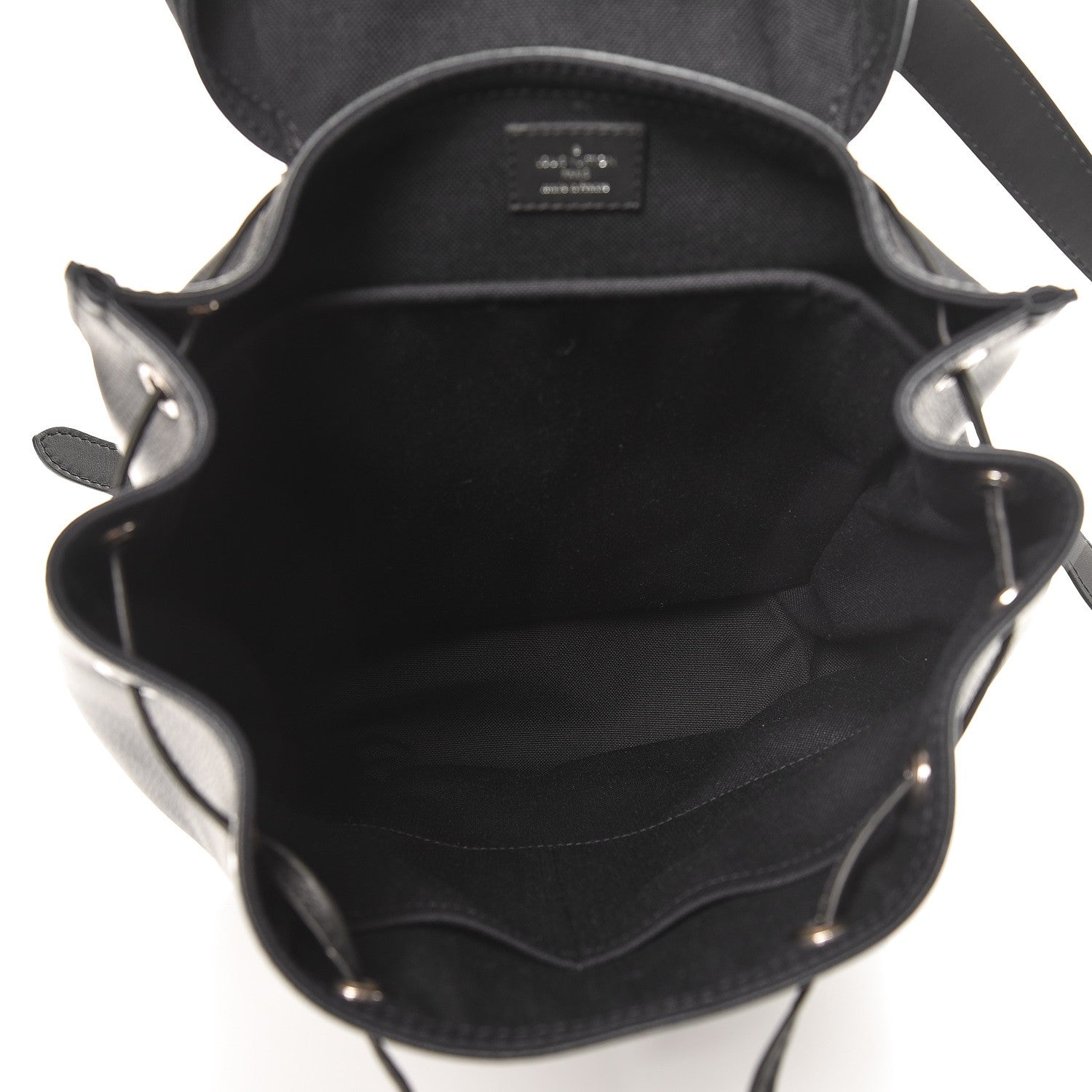 Louis Vuitton Utah Calfskin Canyon Backpack Blue Marine 5 of 7