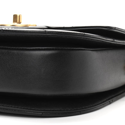 Chanel Calfskin Quilted Moon Messenger Black 10 of 13