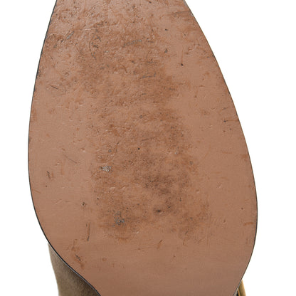Chloe Suede Sheepskin Studded Susanna Ankle Boots 37.5 Green 10 of 11