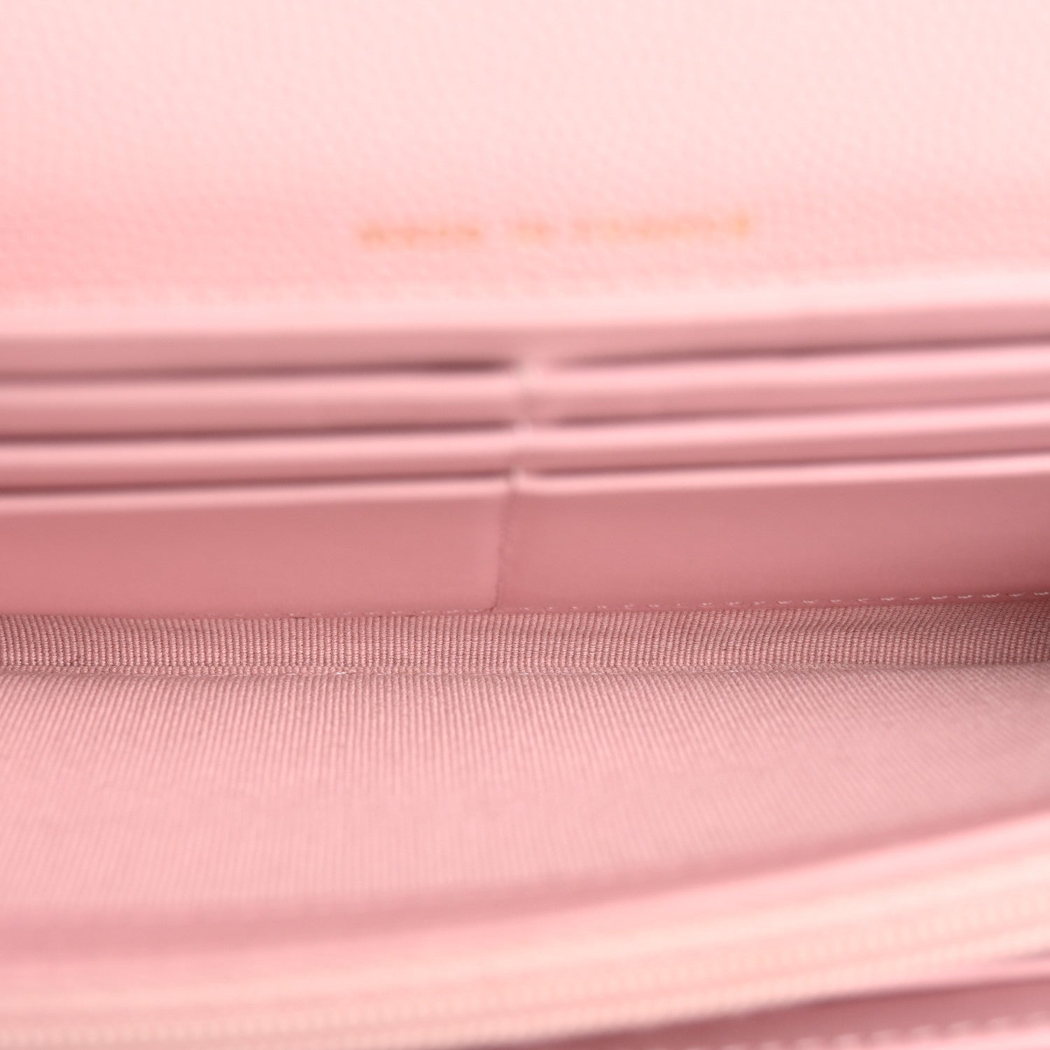 Chanel Caviar Quilted Large Gusset Flap Wallet Light Pink 5 of 11
