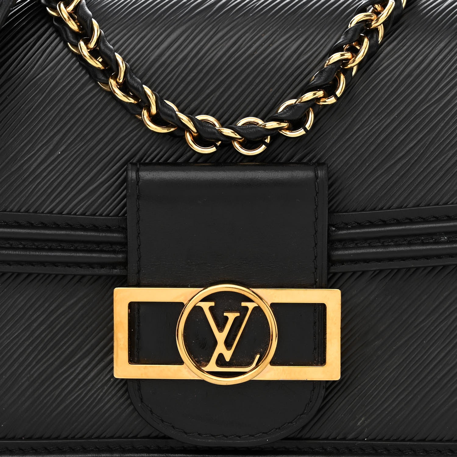 Louis Vuitton Epi Mini Dauphine Black 8 of 11