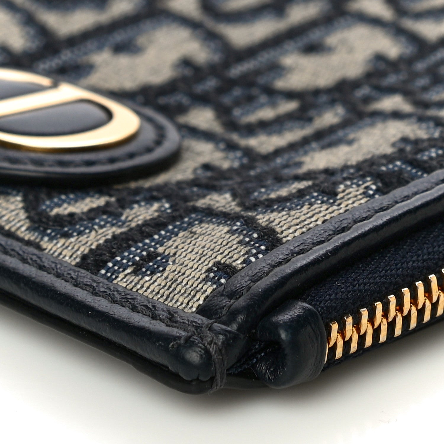 Christian Dior Oblique 30 Montaigne Long Wallet Blue 8 of 8