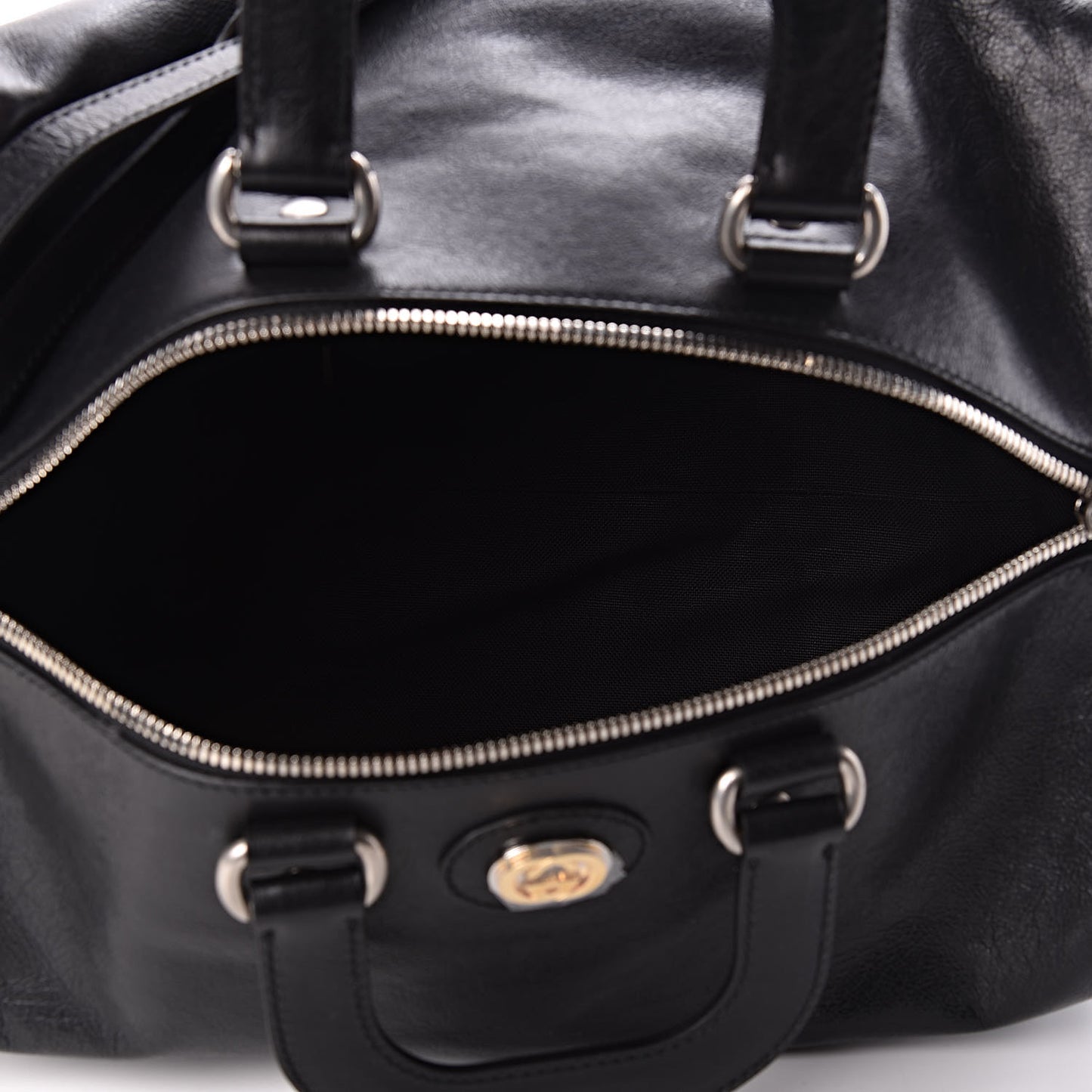 Fluffy Calfskin Morpheus Convertible Backpack Black