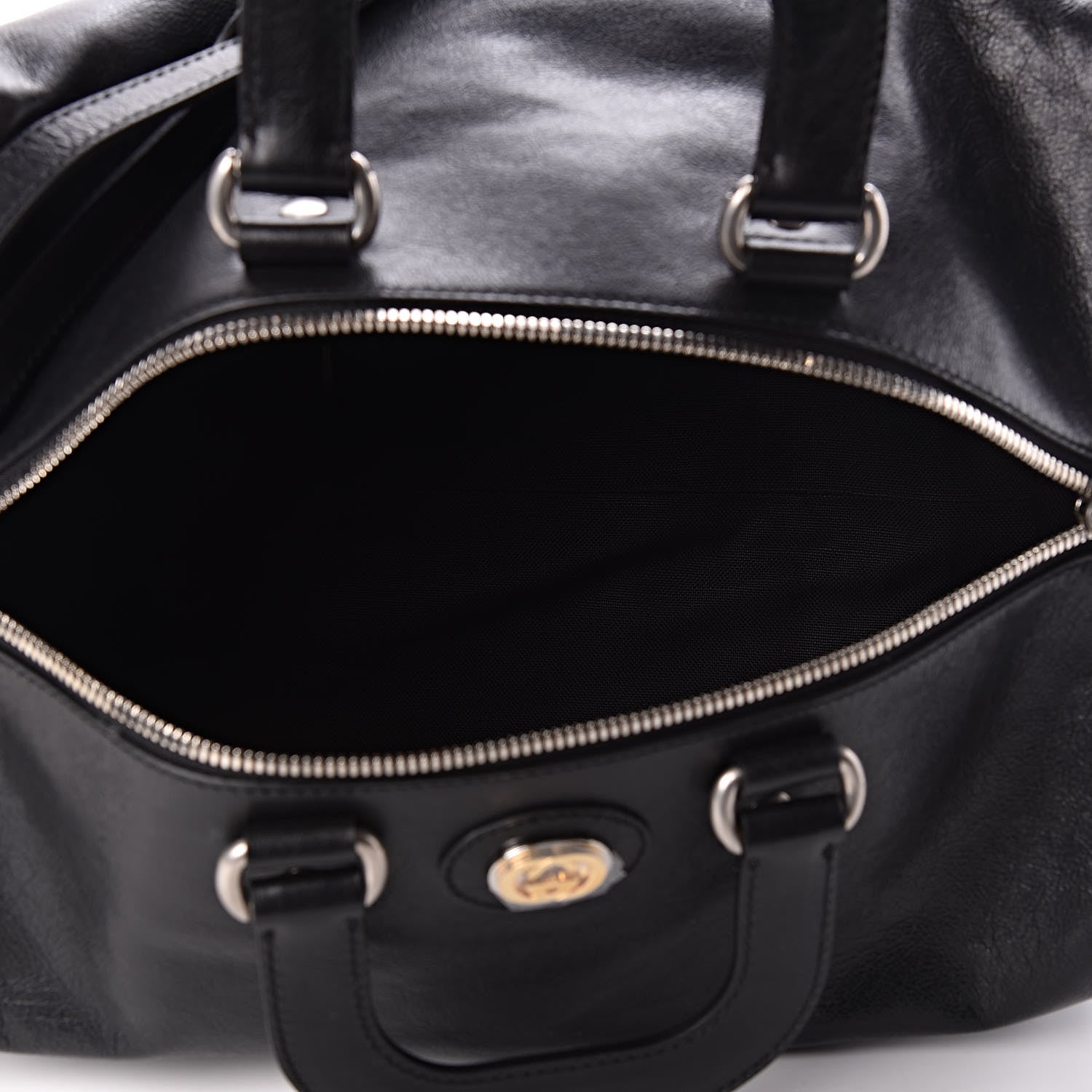 Gucci Fluffy Calfskin Morpheus Convertible Backpack Black 5 of 9