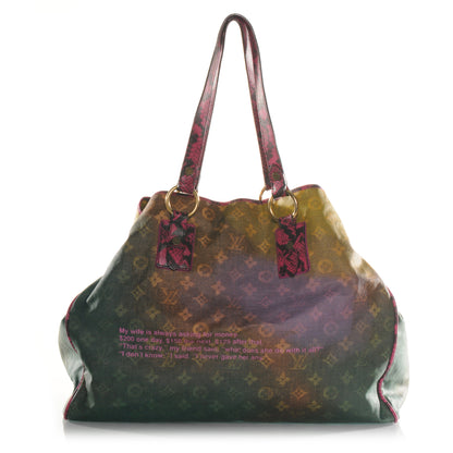 Louis Vuitton Richard Prince Monogram Karung Duderanch Jokes Tote 1 of 8