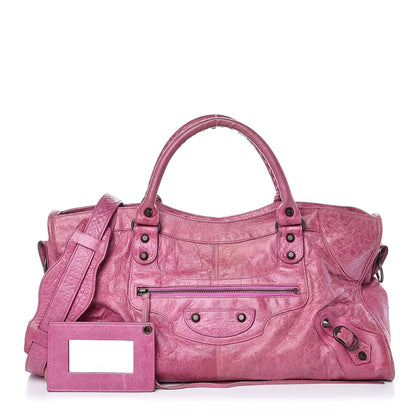 Balenciaga Agneau Classic Hardware Part Time Magenta 1 of 12