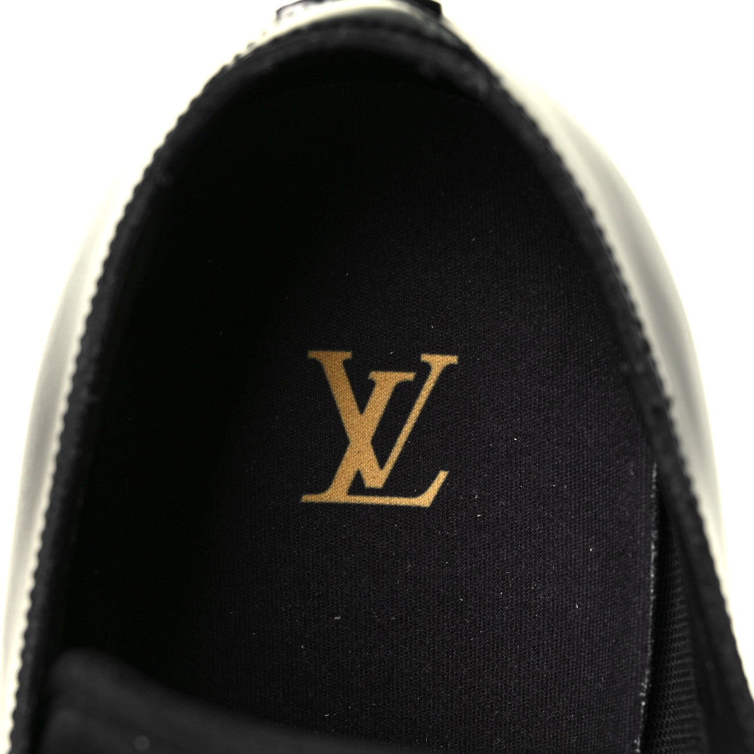 Louis Vuitton Calfskin Mens Formal Derby Shoes 9.5 Black 8 of 8