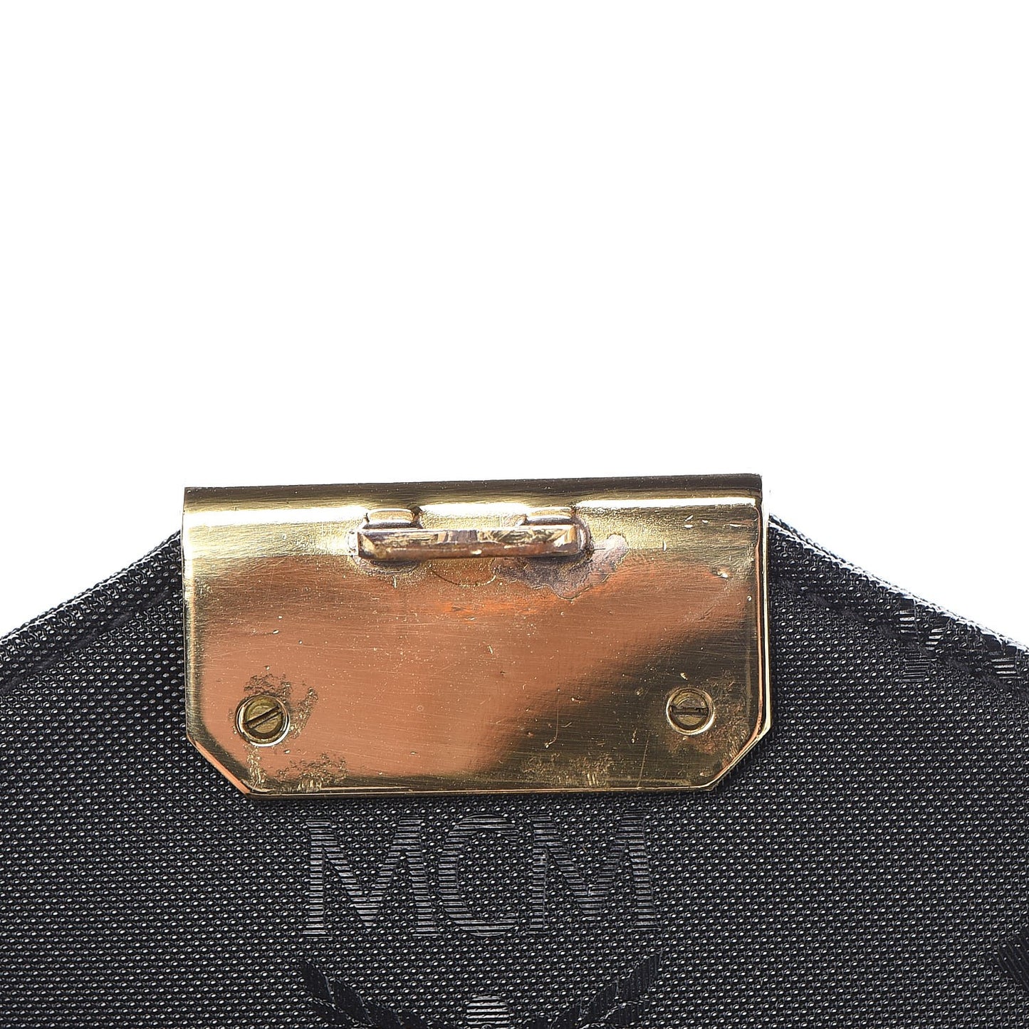 Monogram Coated Canvas Portfolio Case Black