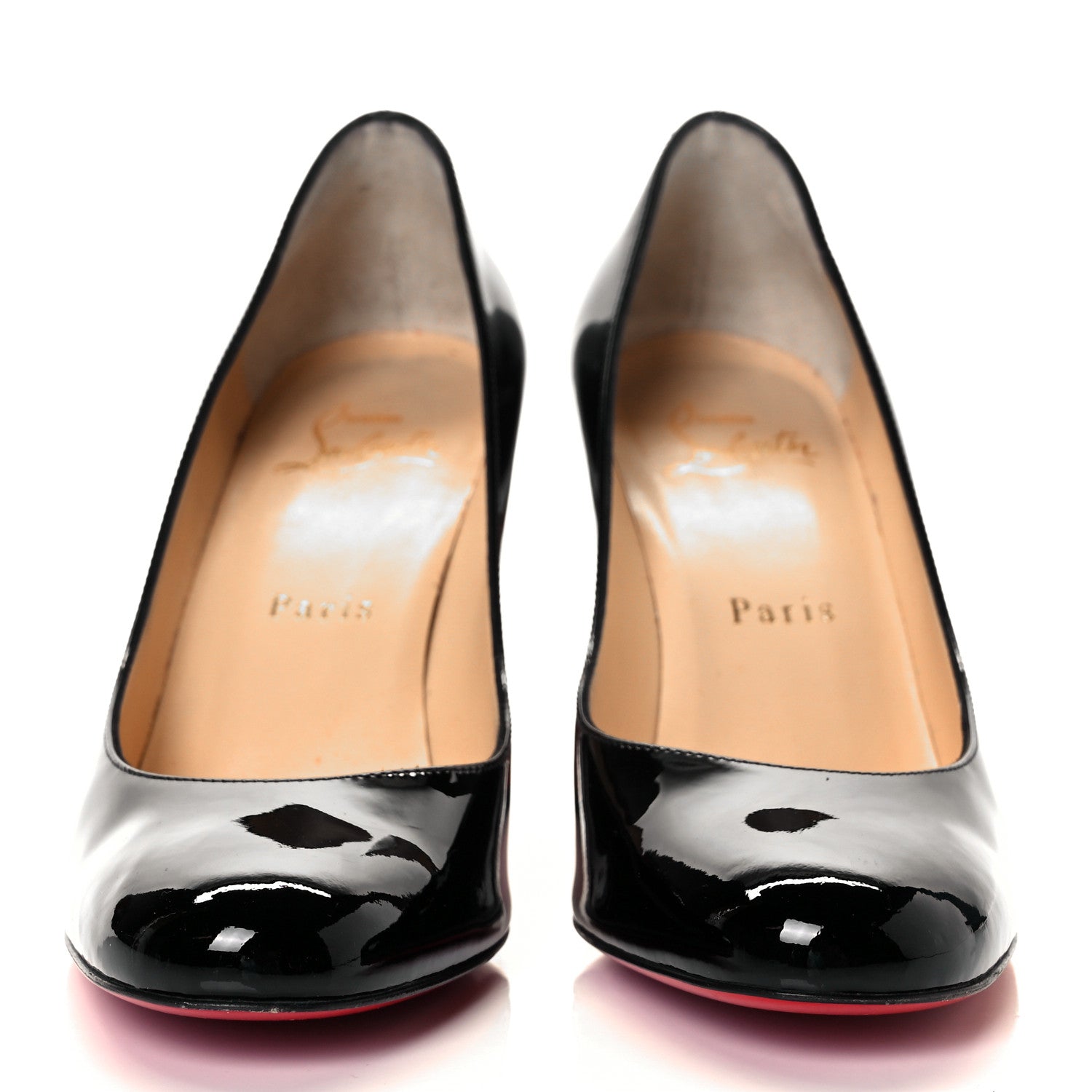 Christian Louboutin Patent Lady Gena 85 Pumps 36 Black 3 of 16