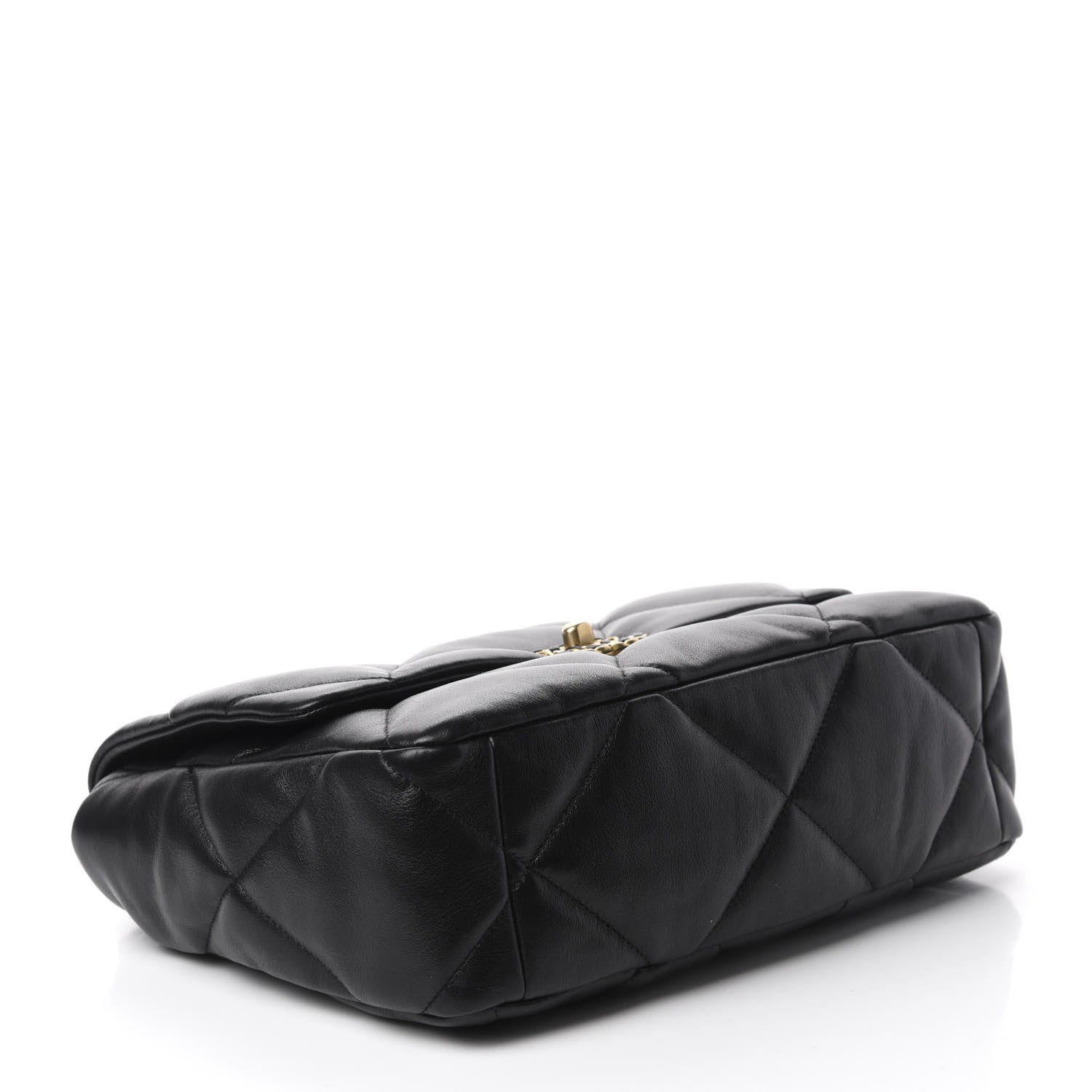 Chanel Lambskin Quilted Large 19 Flap Black 4 of 10