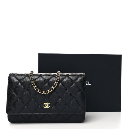 Chanel Caviar Quilted Wallet on Chain WOC Black 13 of 13
