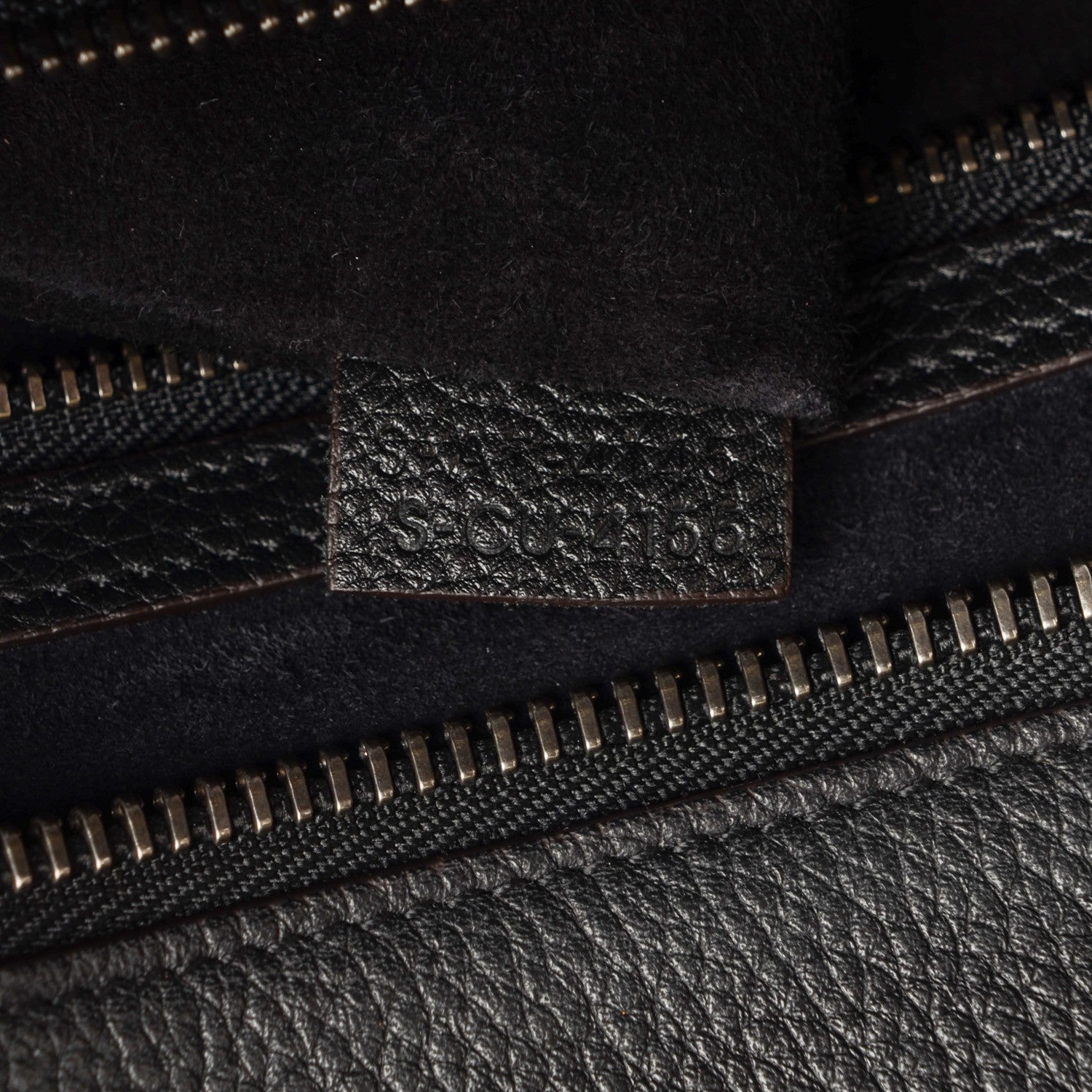 Celine Drummed Calfskin Mini Luggage Black 7 of 8