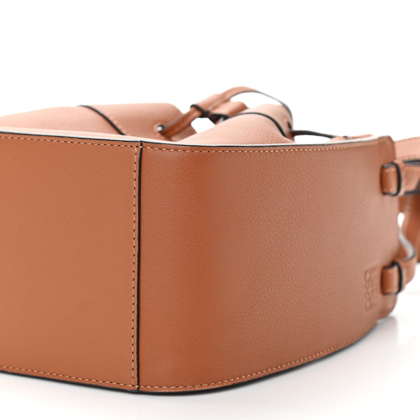Calfskin Mini Hammock Shoulder Bag Tan