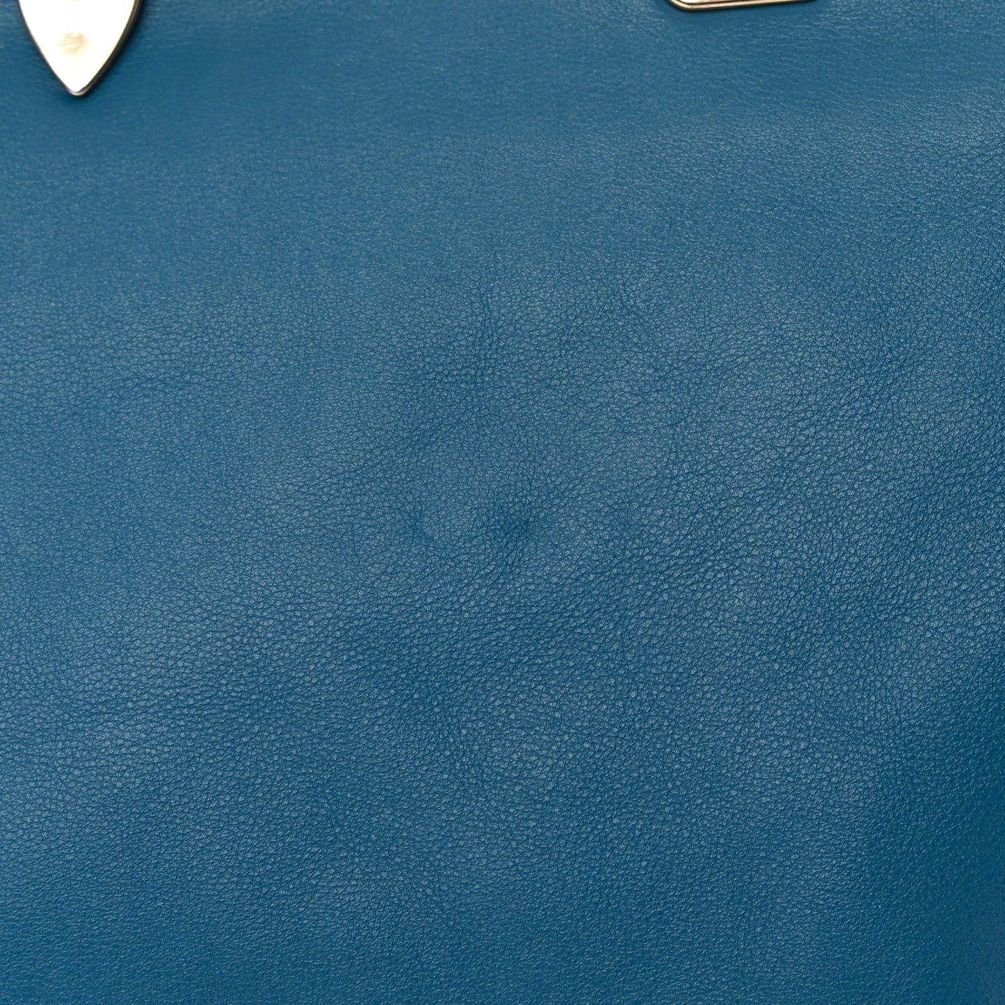 Calfskin Medium Rockstud Tote Blue