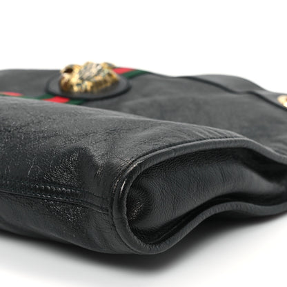 Gucci Calfskin Large Rajah Chain Tote Black 10 of 13