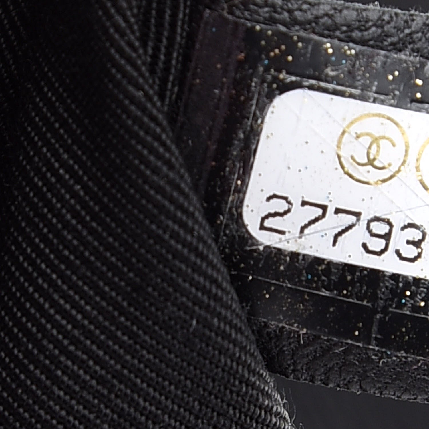 Chanel Calfskin Stitched Large Chevron Chic Shopping Bag Black 7 of 9