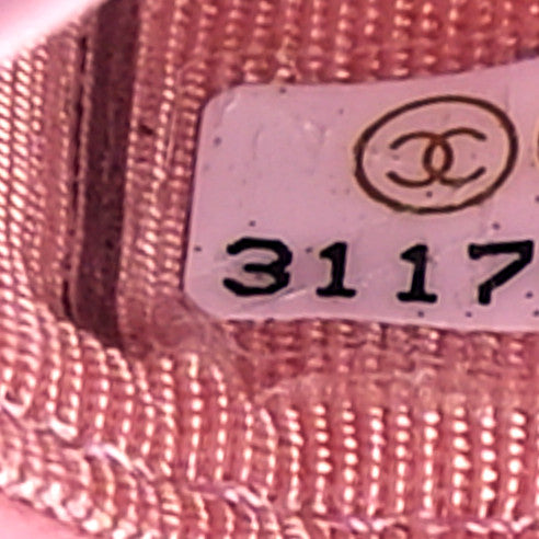 Lambskin Quilted Chanel Card Holder On Chain Pink