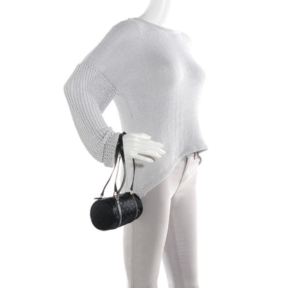 Louis Vuitton Satin Monogram Mini Papillon Black 2 of 7