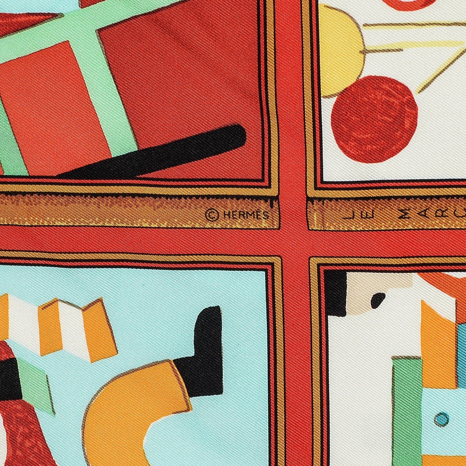 Hermes Silk Les Petits Metiers de Paris 90 3 of 5