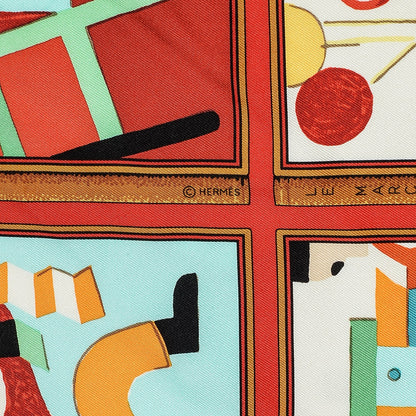 Hermes Silk Les Petits Metiers de Paris 90 3 of 5