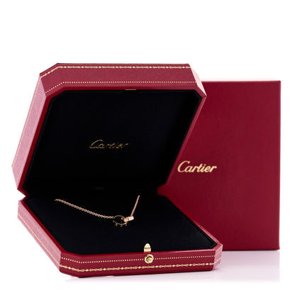 Cartier 18K Pink Gold Interlocking LOVE Necklace 7 of 7