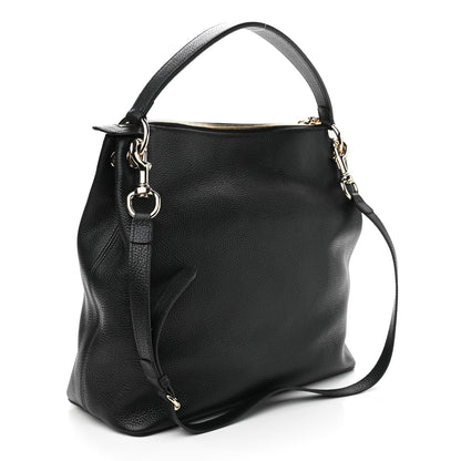 Gucci Pebbled Calfskin Large Soho Hobo Black 3 of 9