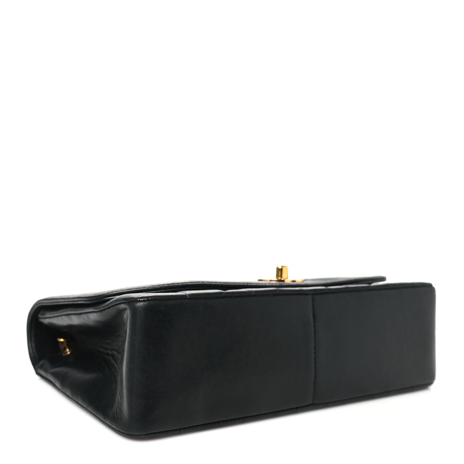 Chanel Lambskin Quilted Medium Single Flap Black 4 of 9