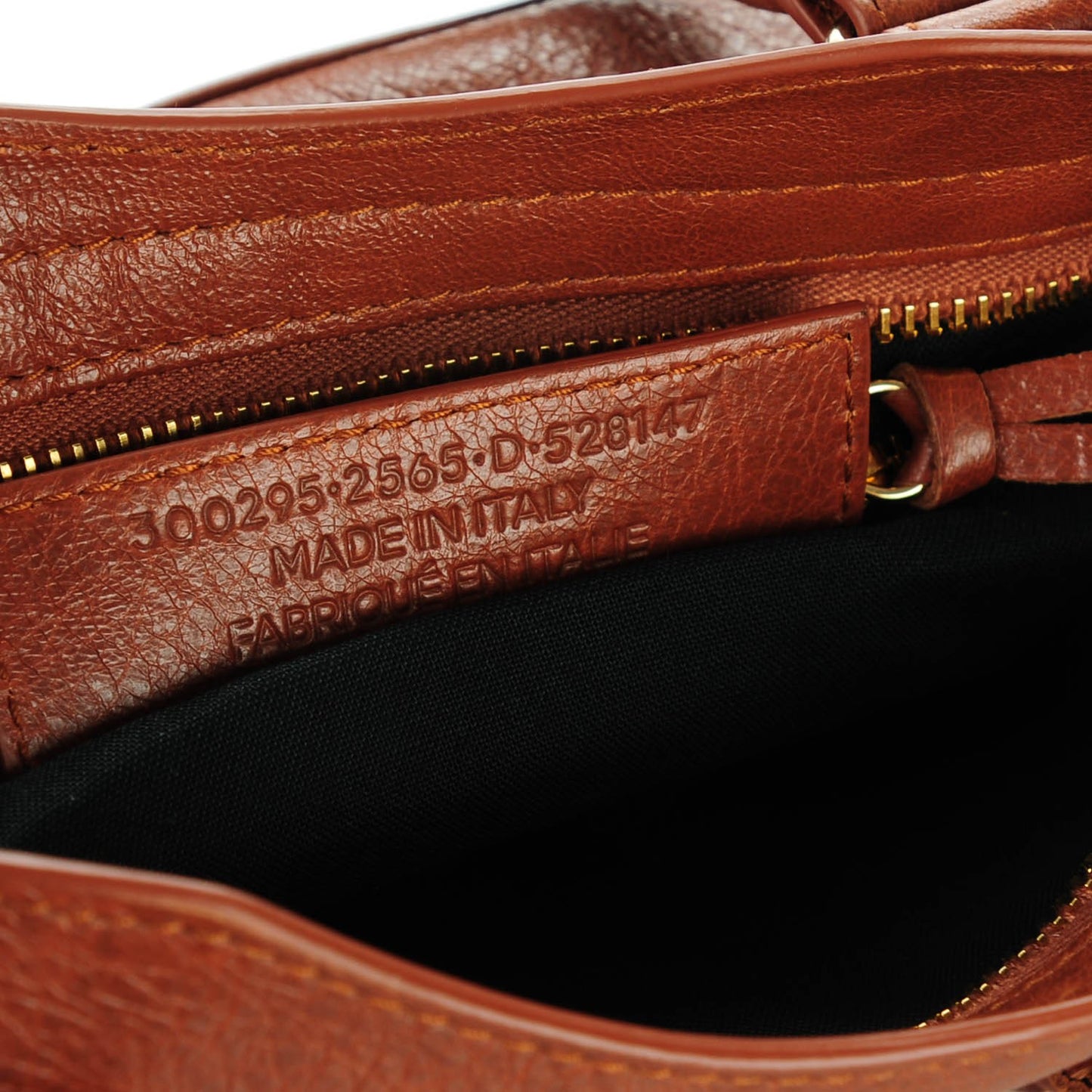 Agneau Classic Hardware Mini City Marron Cognac