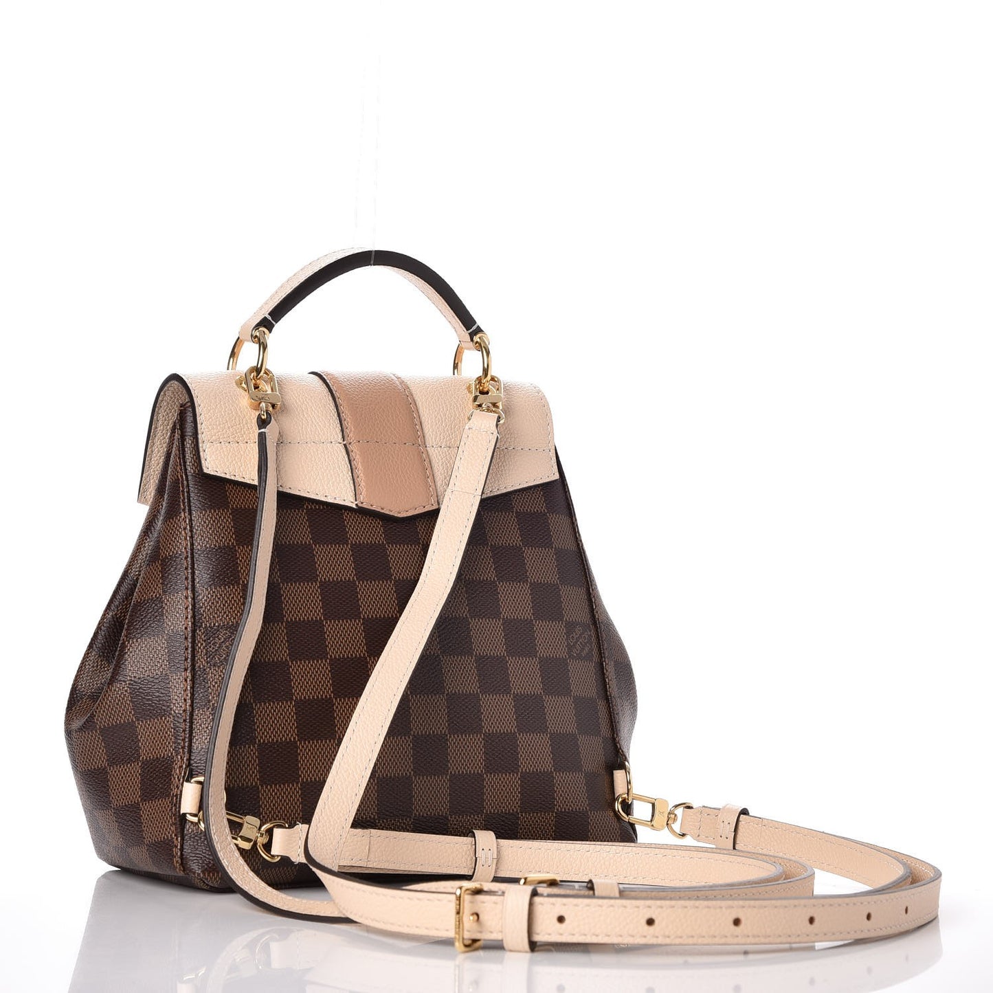Damier Ebene Clapton Backpack Creme