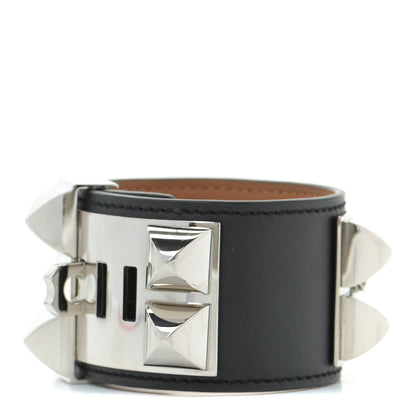 Hermes Chamonix Collier de Chien CDC Bracelet S Black 1 of 5