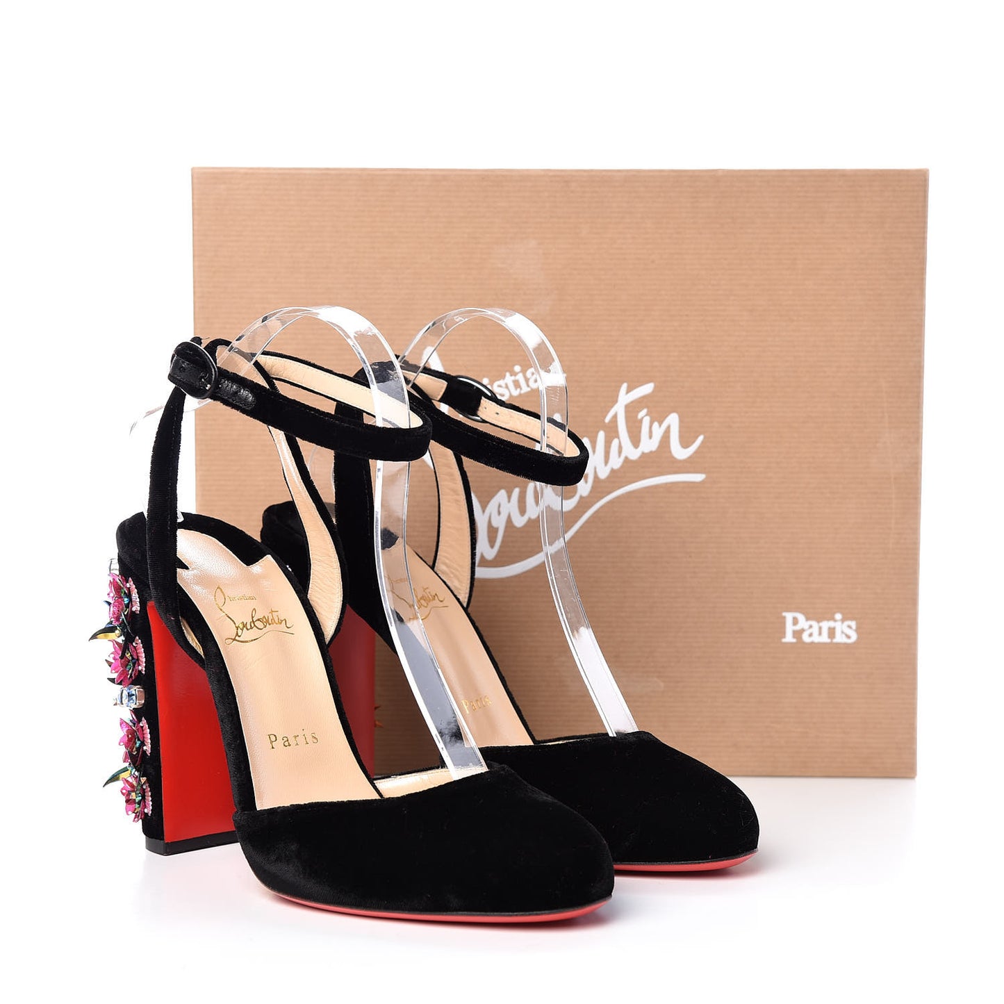 Velvet Madonaflor 100 Ankle Strap Pumps 40 Black