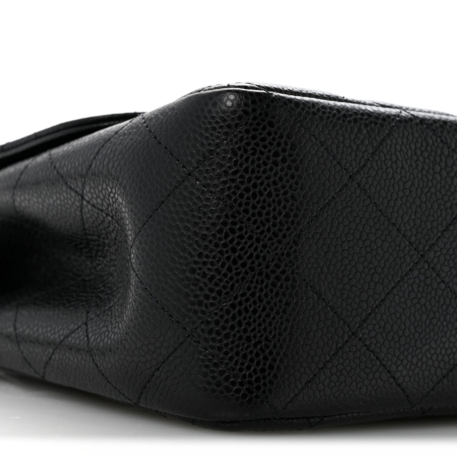 Chanel Caviar Quilted Jumbo Single Flap Black 9 of 14