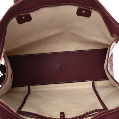 Goyard Goyardine Marquises Tote Burgundy 5 of 12