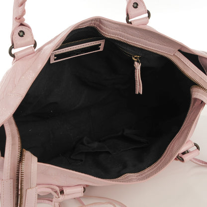 Balenciaga Agneau Classic Hardware City Rose Poudre Rose Petunia 5 of 8