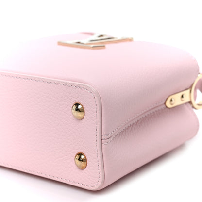 Louis Vuitton Taurillon Marble Capucines Mini Pink 8 of 8