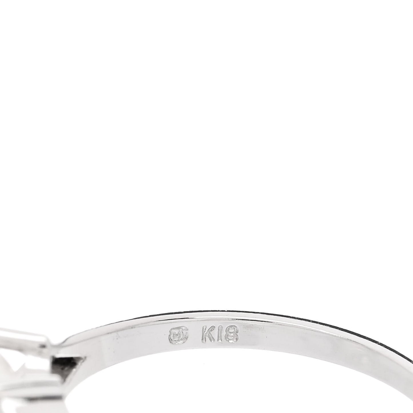 18K White Gold Akoya Pearl 7.5mm Ring 53 6.25