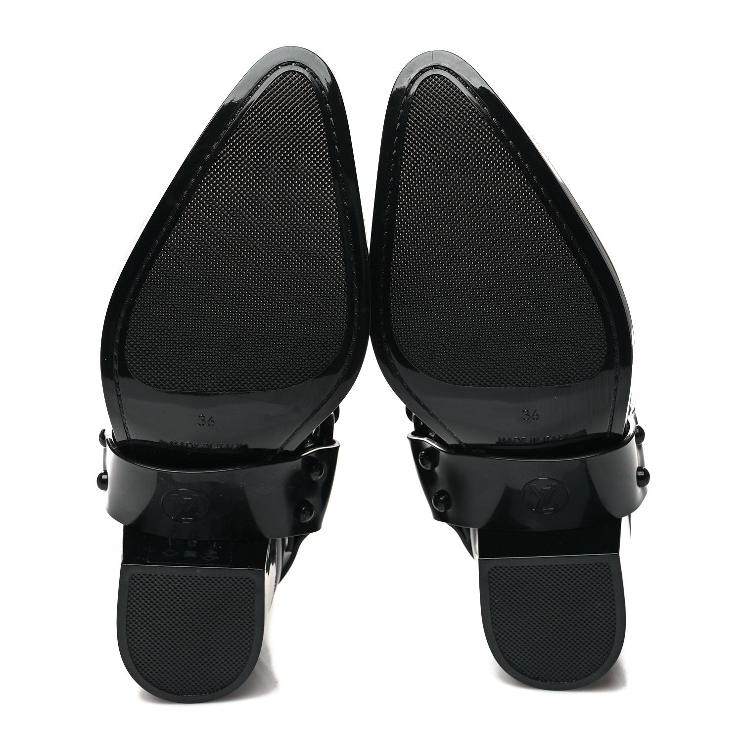 Louis Vuitton Rubber Monogram Rhapsody Ankle Boots 36 Black 5 of 8