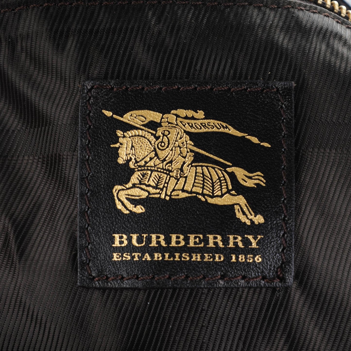 Calfskin Quilted Beaton Dark Brown
