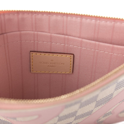 Louis Vuitton Damier Azur Tahitienne Neverfull MM GM Pochette 8 of 10
