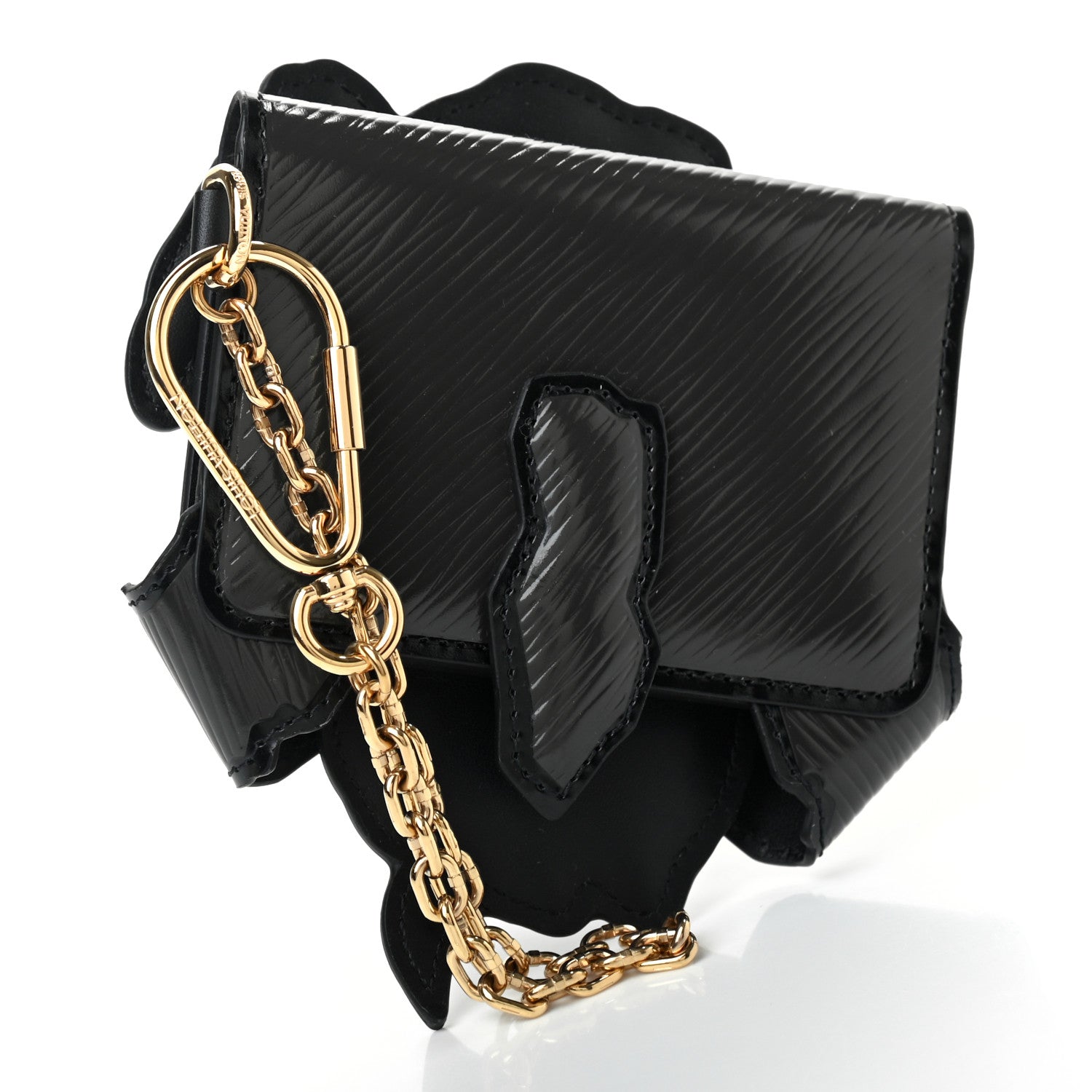 Louis Vuitton Calfskin Epi Catogram Dog Card Holder Gris 3 of 6