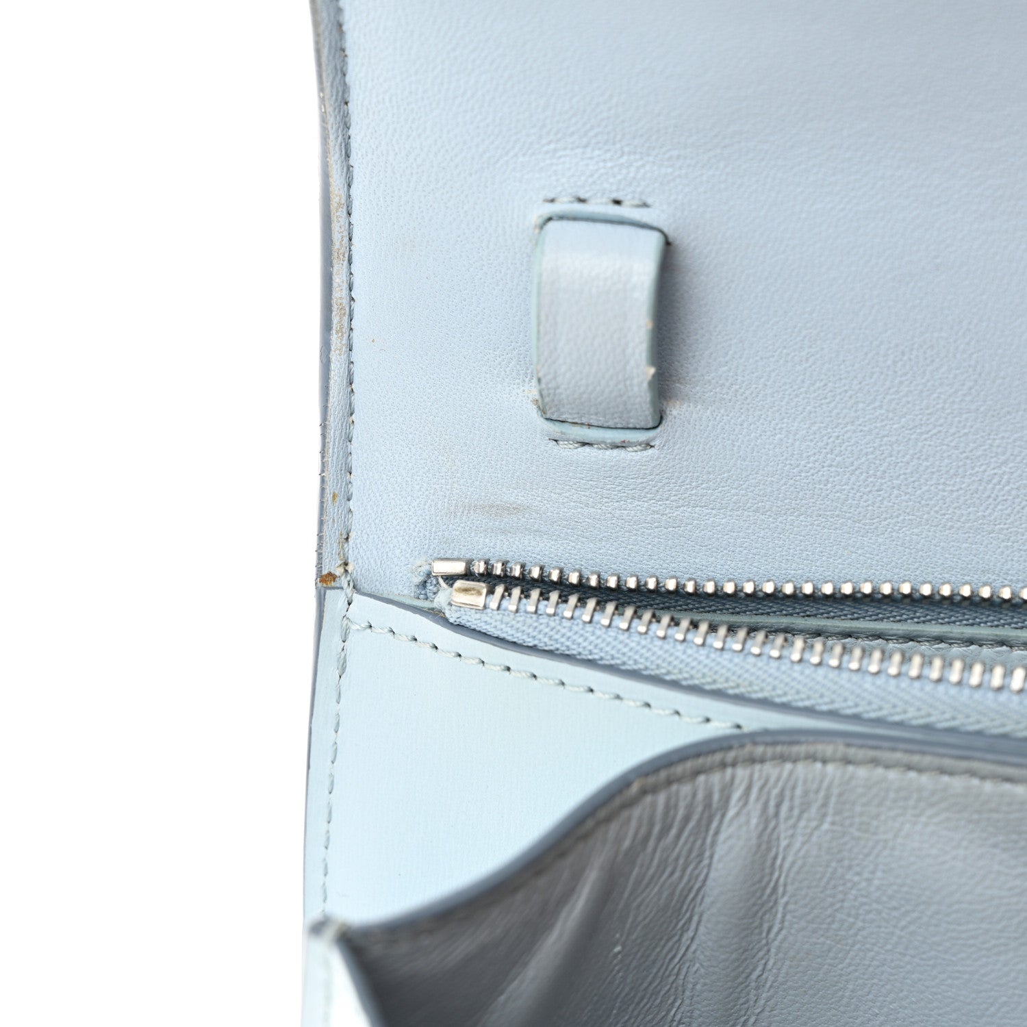 Celine Box Calfskin Medium Classic Box Flap Bag Sky 12 of 16