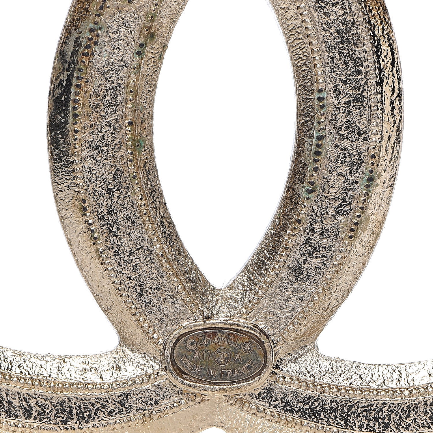 Chanel Pearl CC Brooch Gold 3 of 4