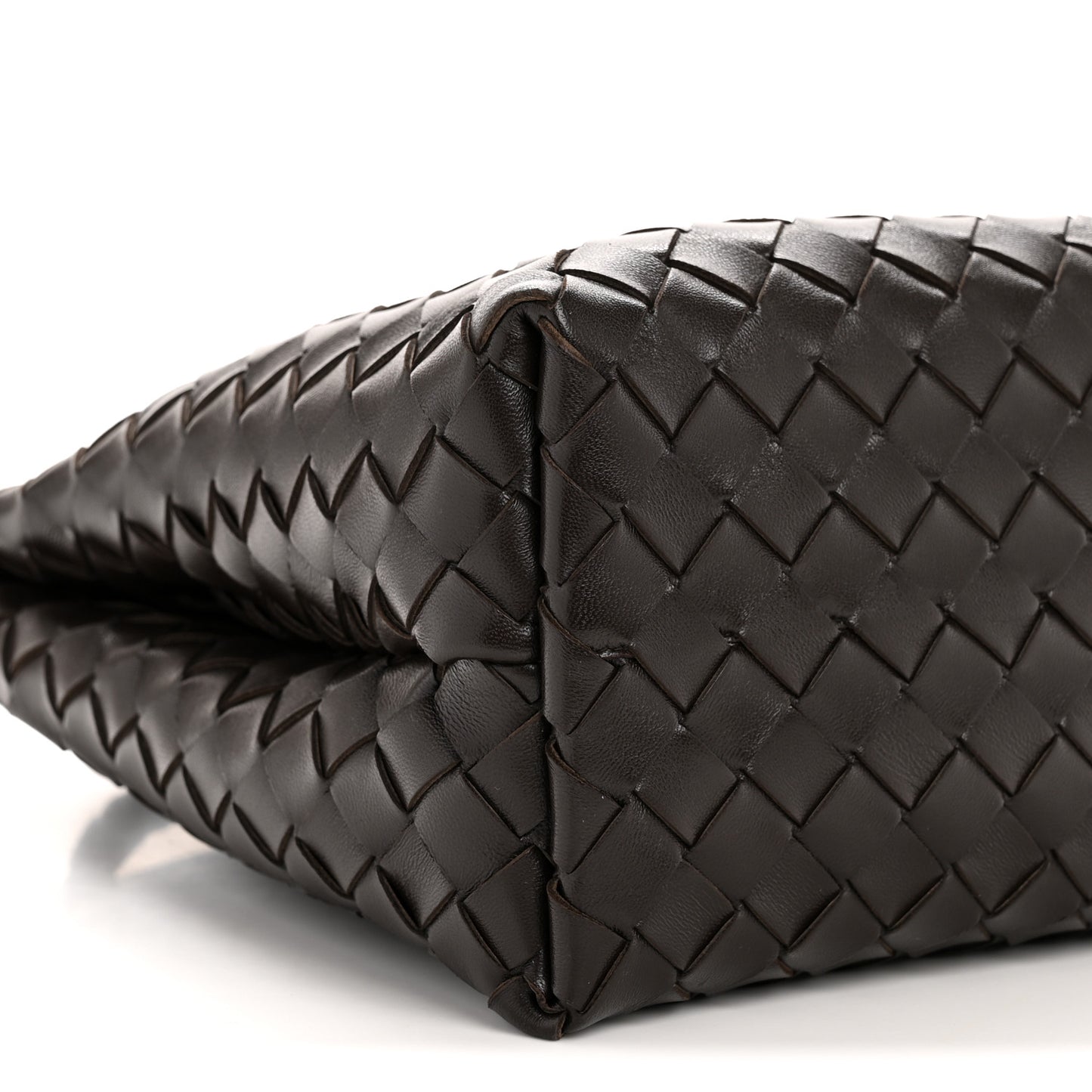 Nappa Intrecciato Medium Andiamo Shoulder Bag Fondant