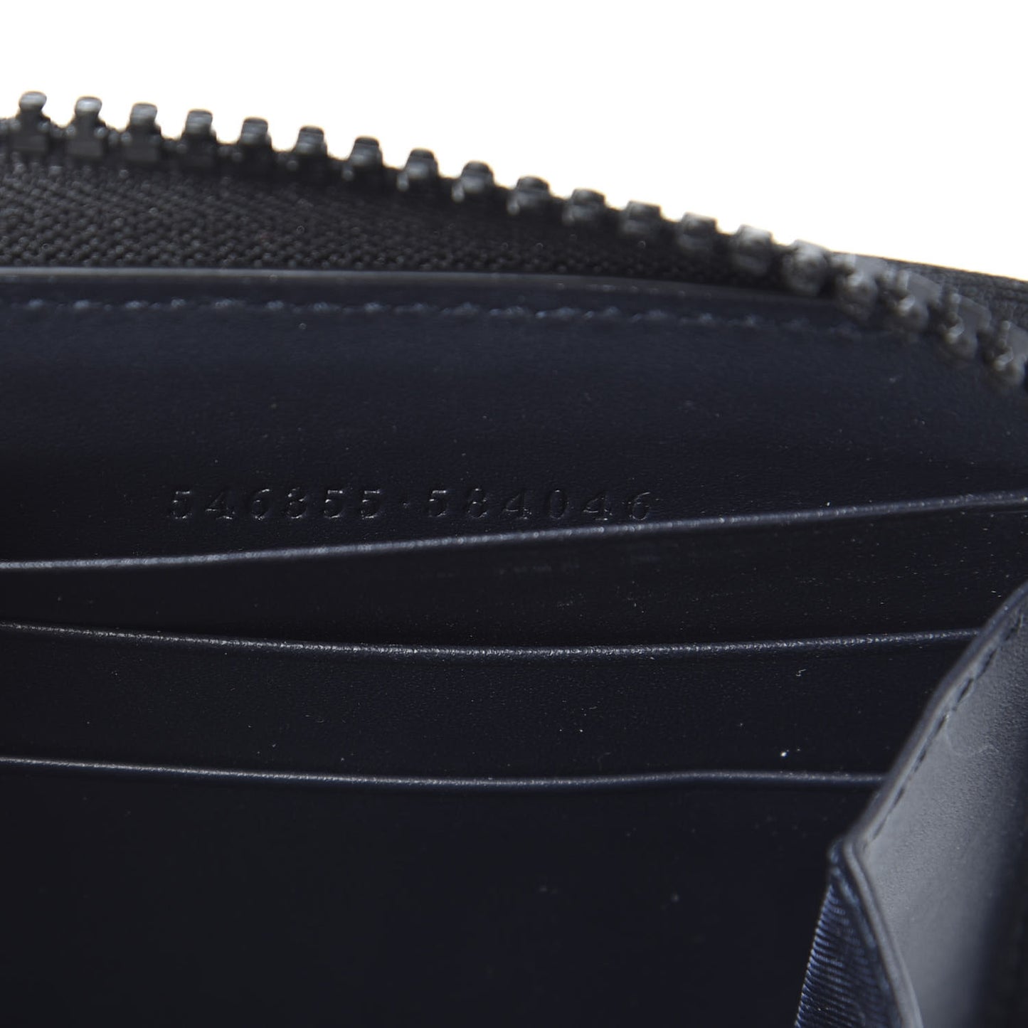 GG Supreme Monogram Blooms Zip Around Wallet Blue