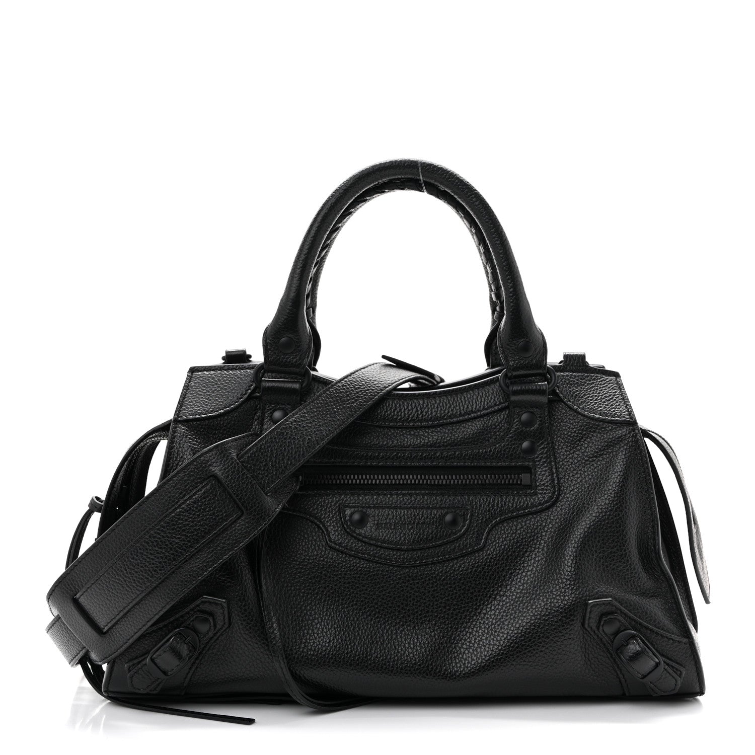 Balenciaga Grained Calfskin Neo Classic Black Hardware S City Black 1 of 12