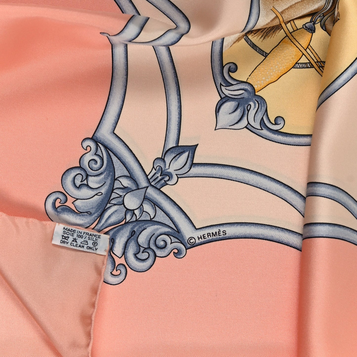 Silk Les Chevaux des Moghols Scarf 90