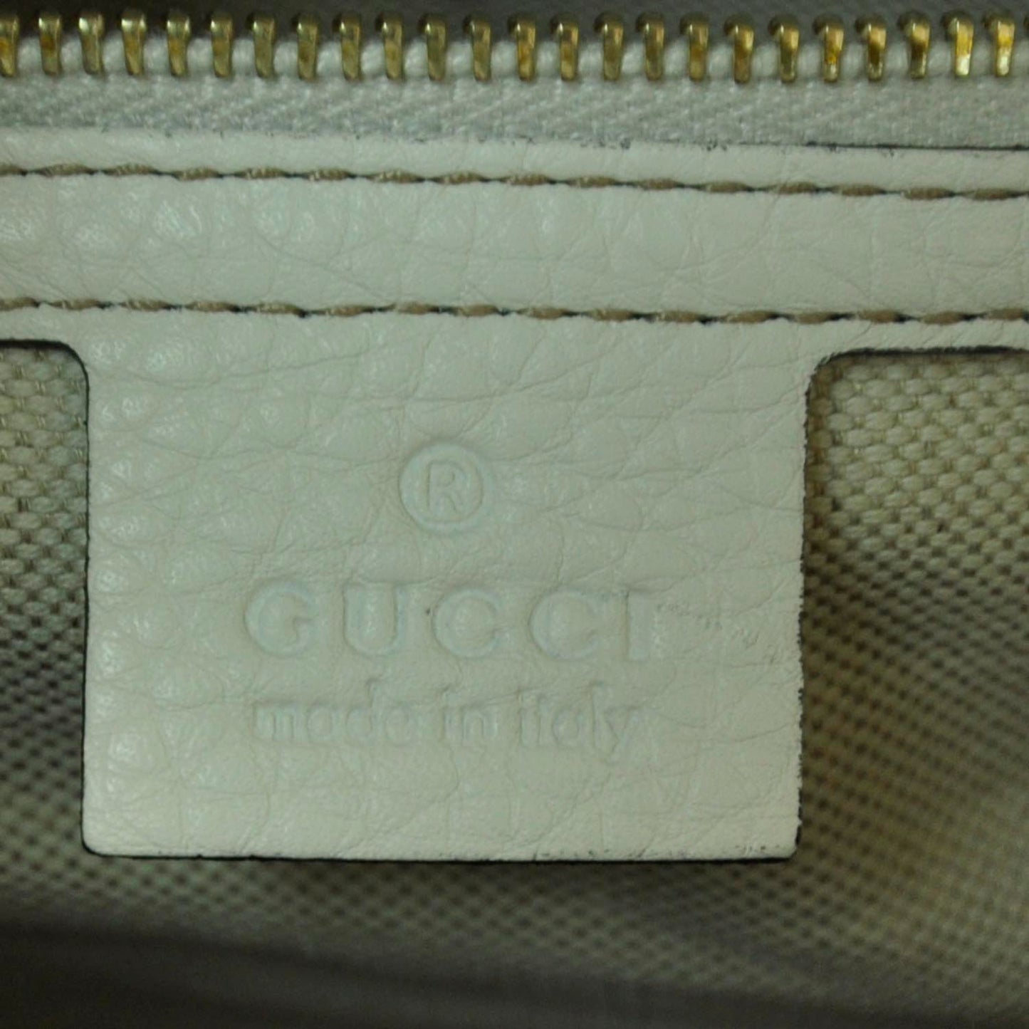 Leather Vintage Web Boston White