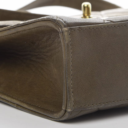 Chanel Lambskin Quilted Flap Shoulder Bag Green 10 of 19