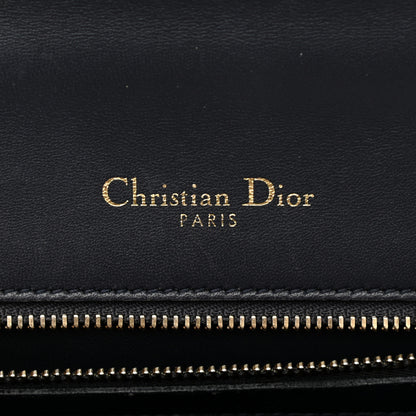 Christian Dior Metallic Patent Micro-Cannage Medium Diorama Flap Bag Gold 6 of 11